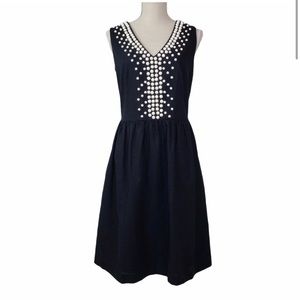 Boden Beaded Bodice Fit & Flare Dress   VGC